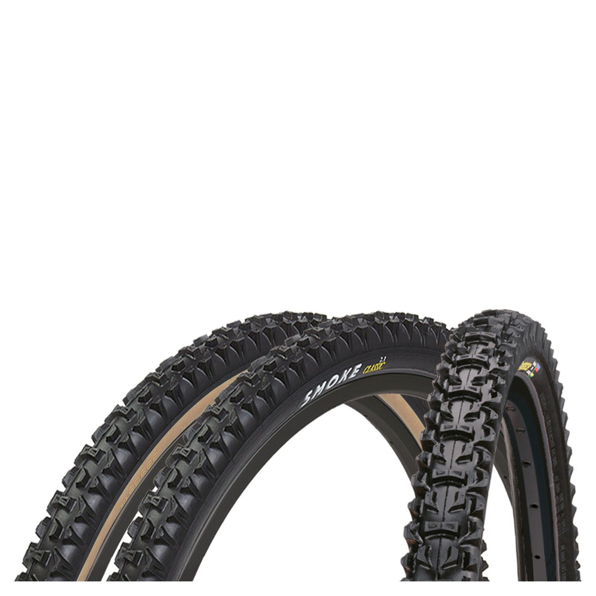 Panaracer Smoke Classic Folding Tyre: Black/Amber 26X2.10"
