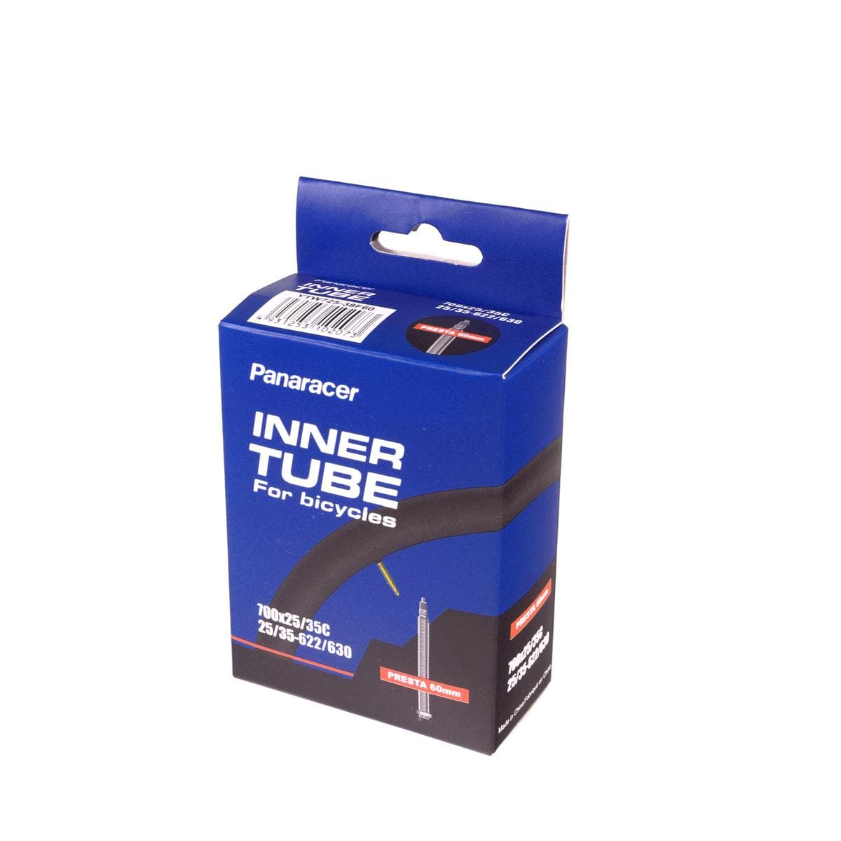 Panaracer Premium Inner Tube 700c High Volume: BLACK/BLACK 700X35-50C 48MM