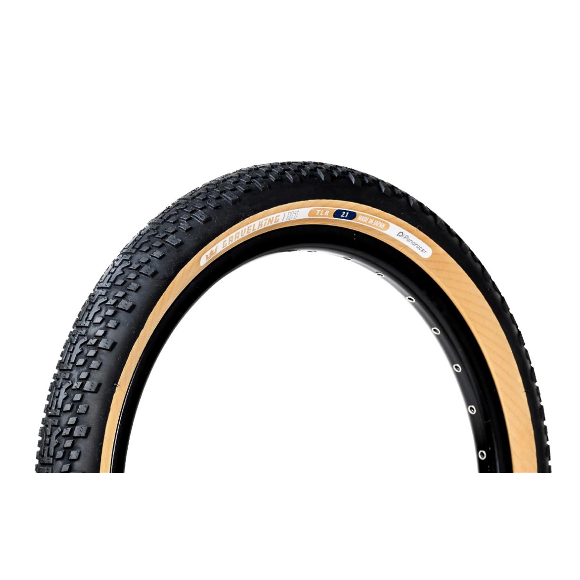 Panaracer GravelKing X1 Compact 20 TLR Gravel Tyre: BLACK/AMBER 20X2.1 (54-406)