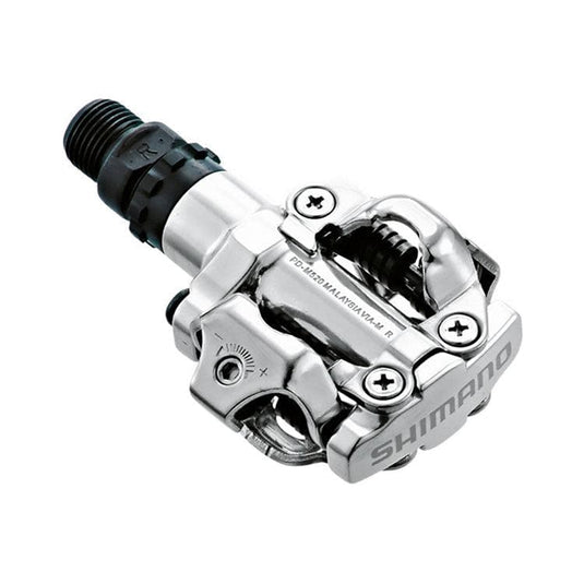 Shimano Deore PD-M520 SPD Pedals - MTB Two Sided Mechanism - Silver