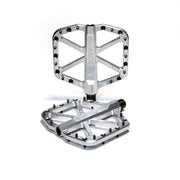 5Dev All Round Pedals Raw Silver 106x110mm