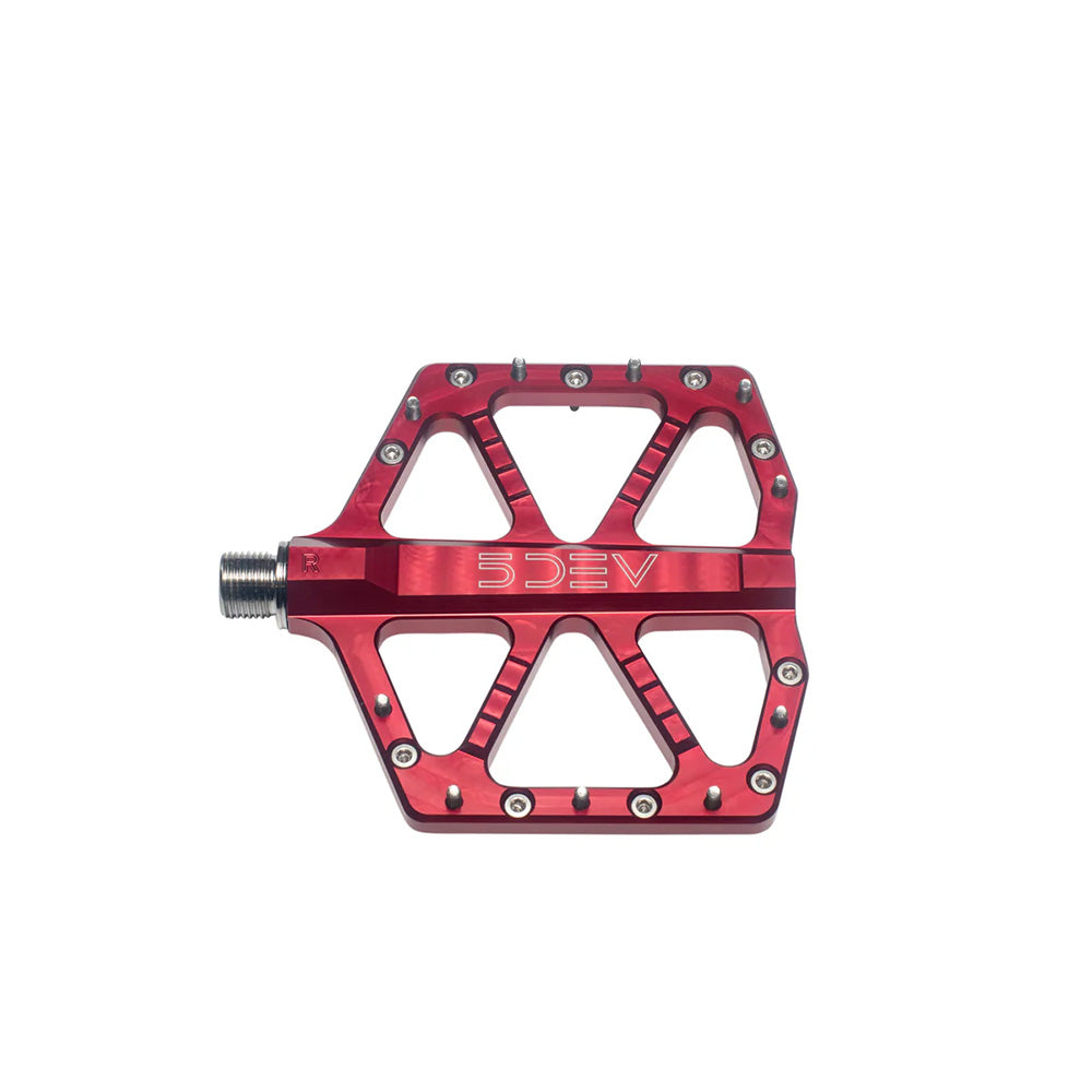 5Dev Jumpline Pedals 106x110mm Red