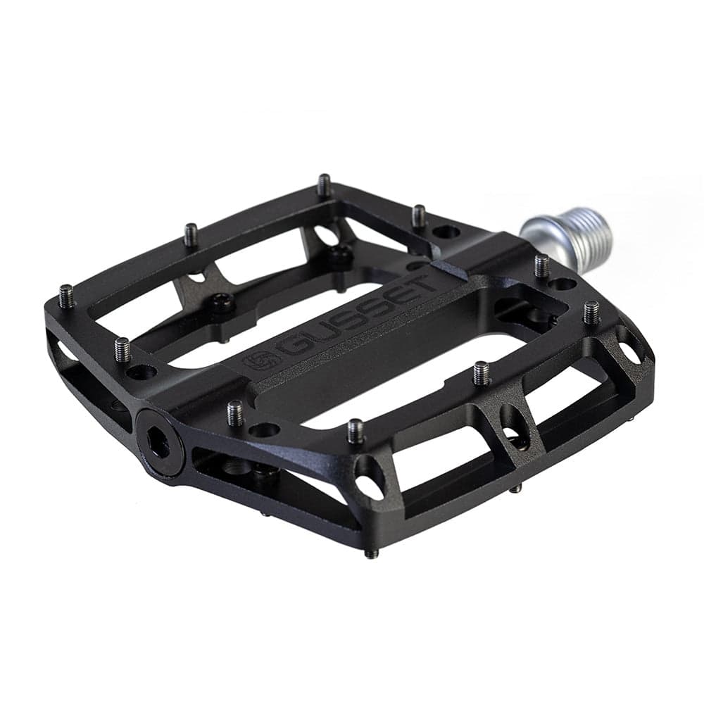 Gusset Components Slim Jim CNC Pedals Stealth Black 9/16"