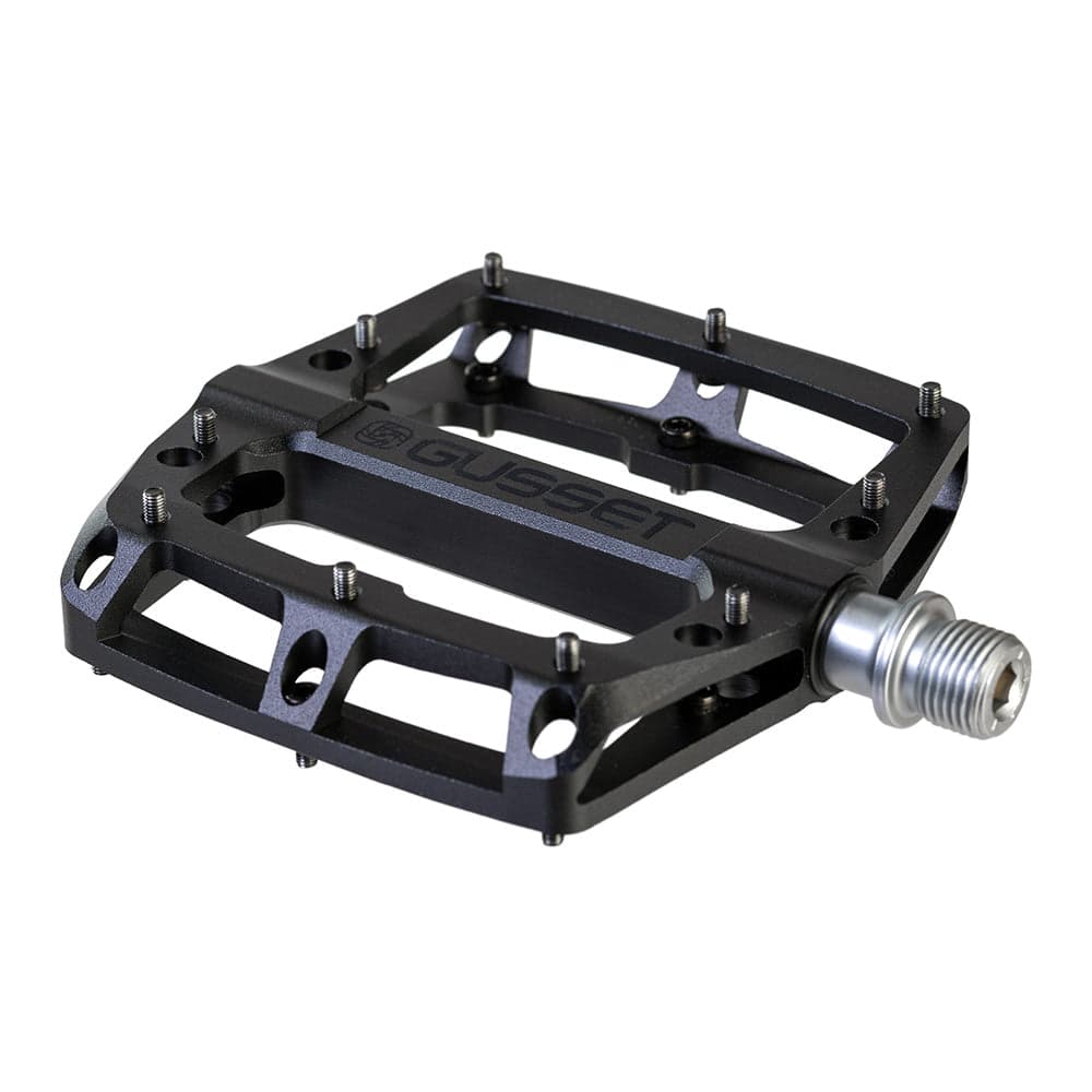 Gusset Components Slim Jim CNC Pedals Stealth Black 9/16"