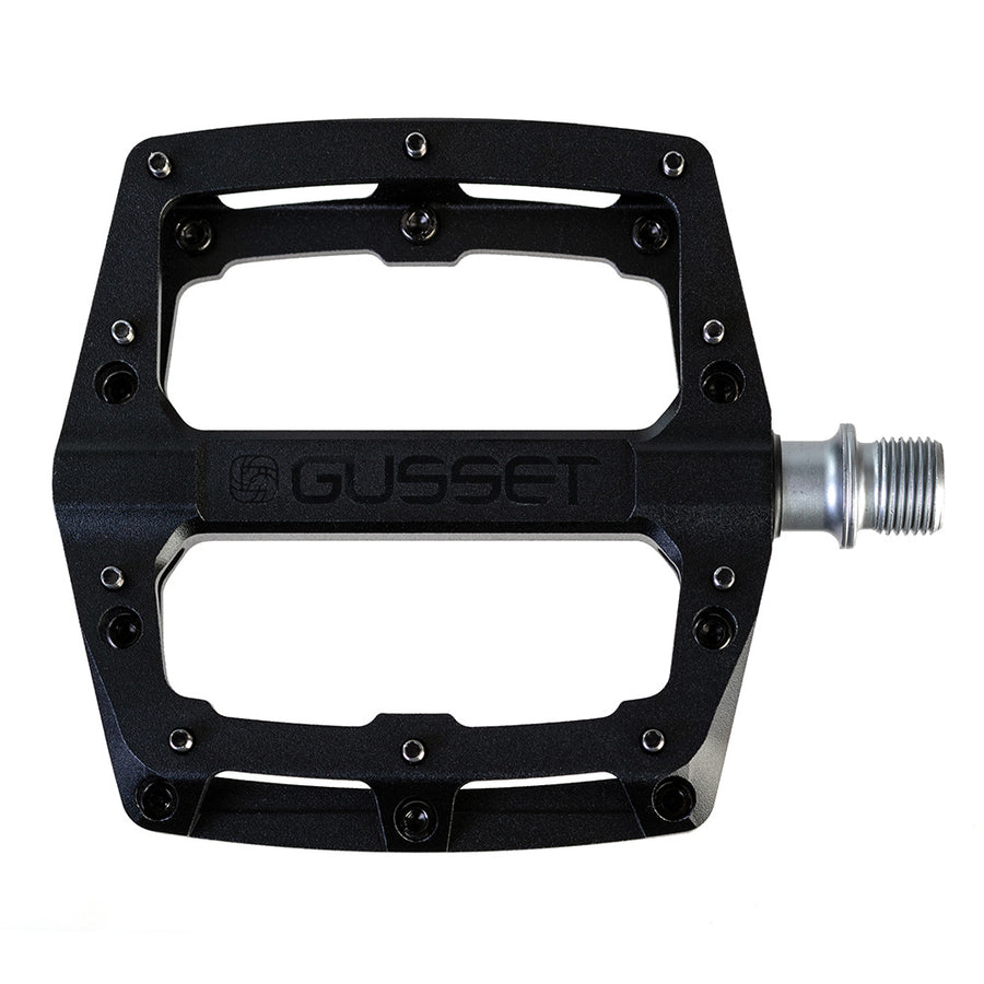 Gusset Components Slim Jim CNC Pedals Stealth Black 9/16"
