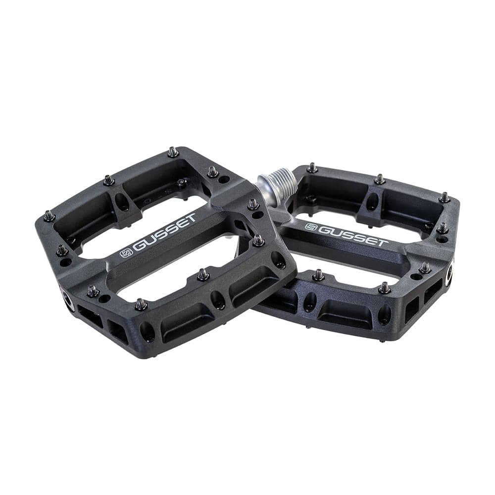 Gusset Components Slim Jim Nylon Pedals Black 9/16"