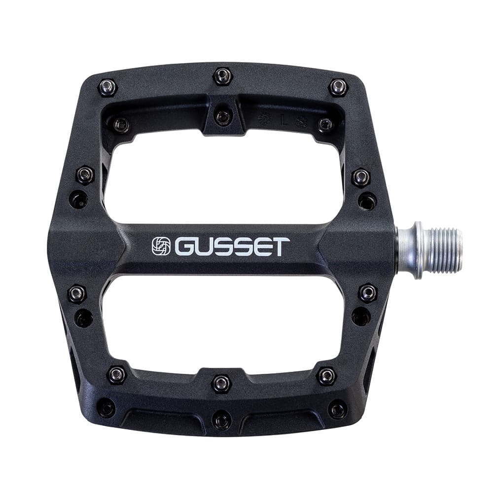 Gusset Components Slim Jim Nylon Pedals Black 9/16"