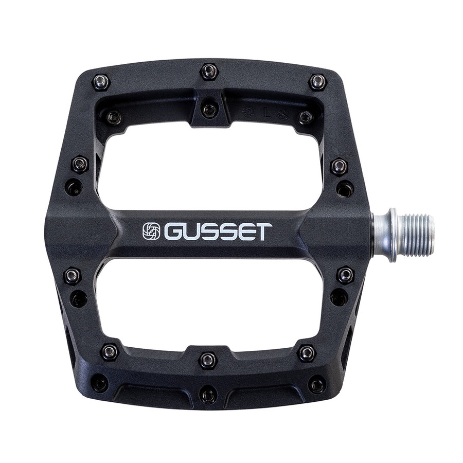 Gusset Components Slim Jim Nylon Pedals Black 9/16"