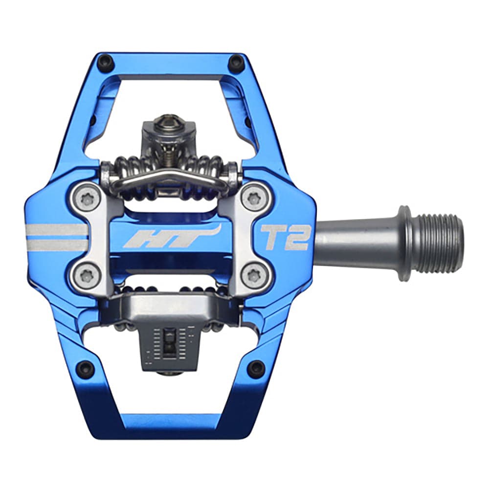 HT Components T2 Pedals Blue 9/16"