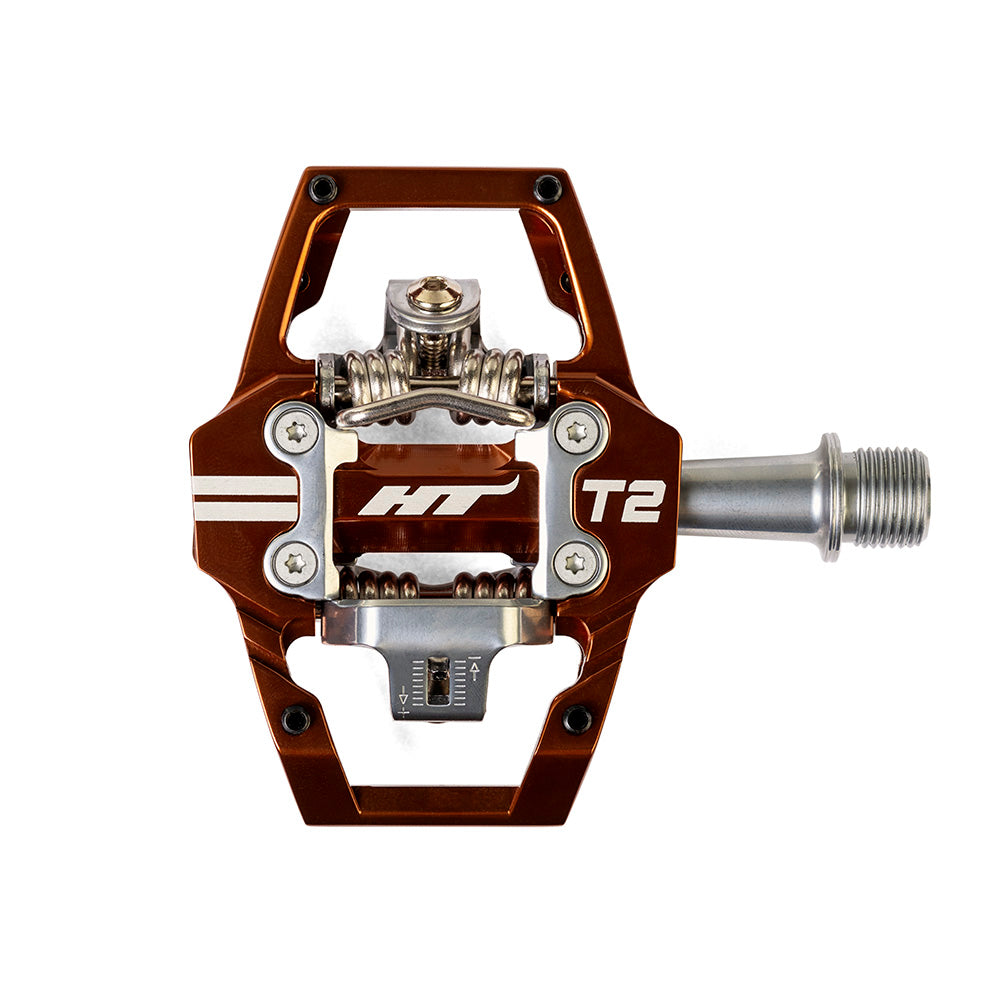 HT Components T2 Pedals Root Beer 9/16"