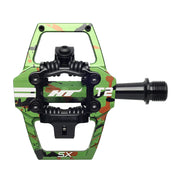 HT Components T-2SX Clipless 9/16 Green Camo