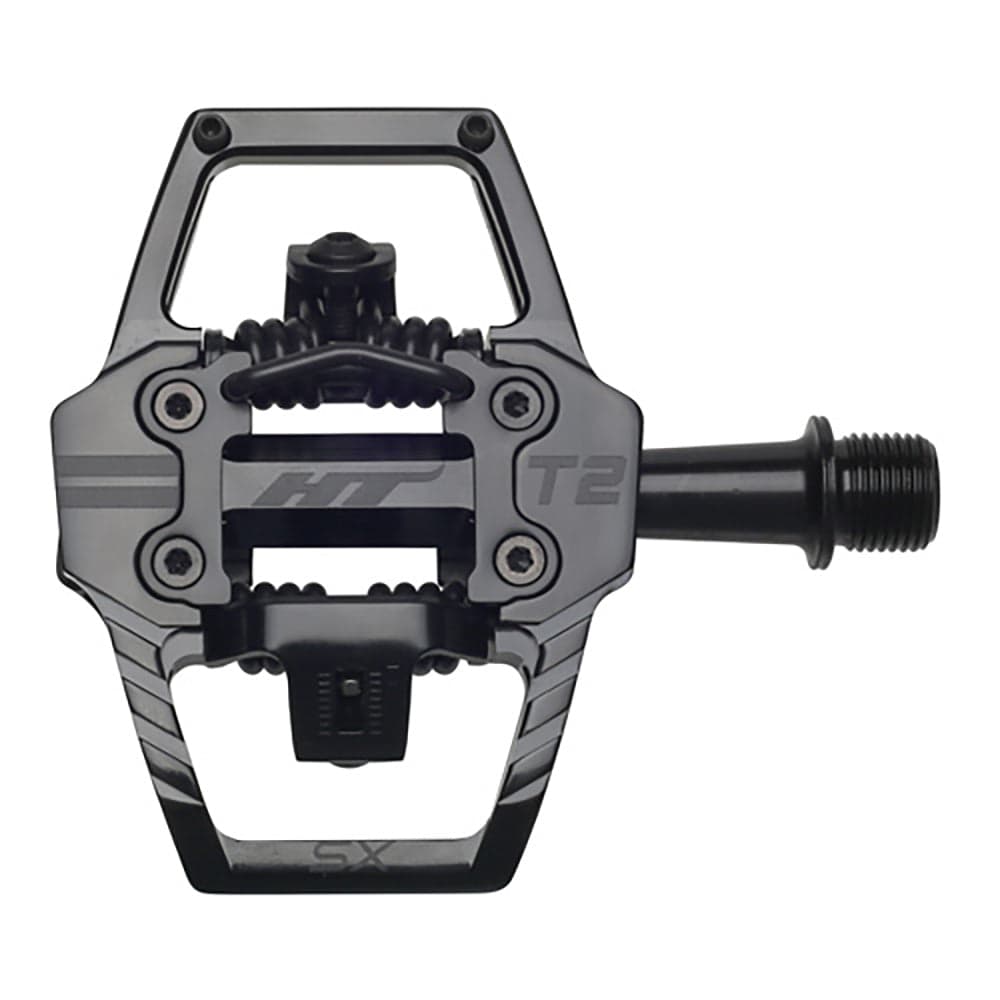 HT Components T2-SX Pedals Stealth Black 9/16"