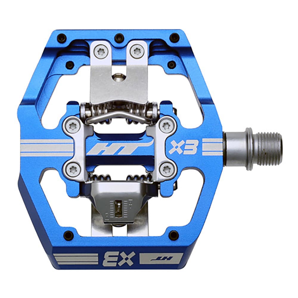 HT Components X3 DH/Enduro Pedals  Blue 9/16"