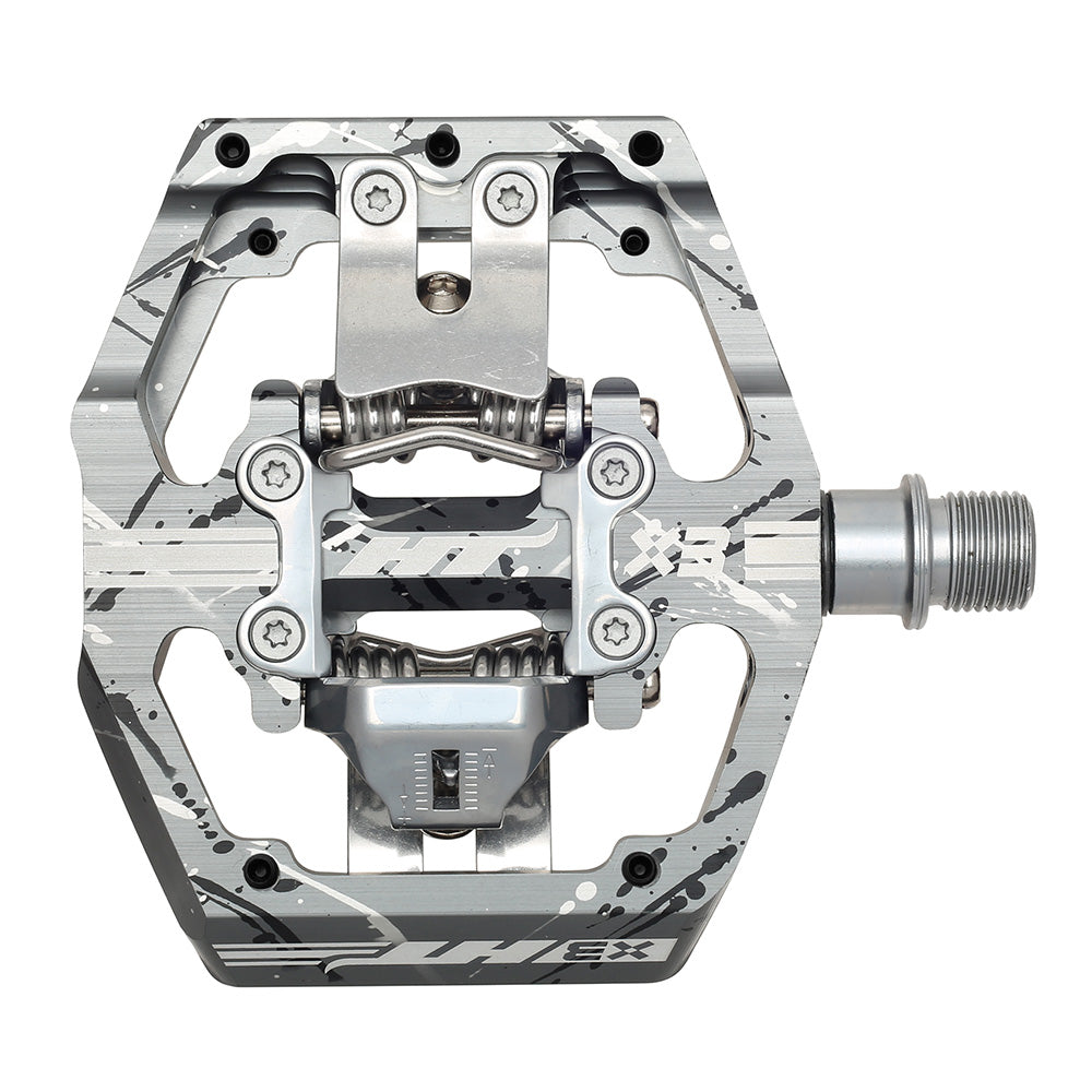 HT Components X-3 Clipless 9/16 Grey Camo