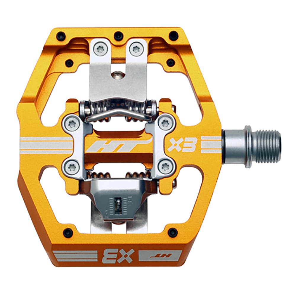 HT Components X3 DH/Enduro Pedals  Orange 9/16"