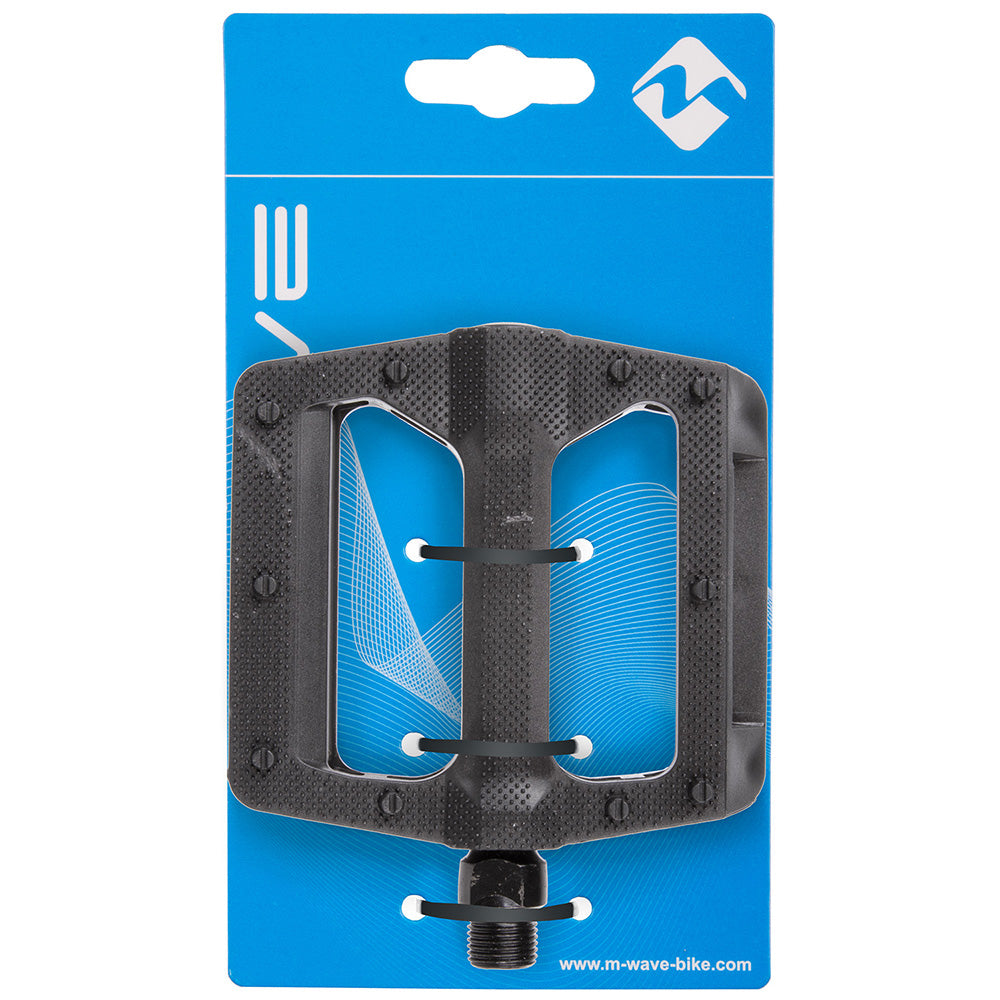 M-Wave Steady K6 Flat Pedal Black 106x101mm