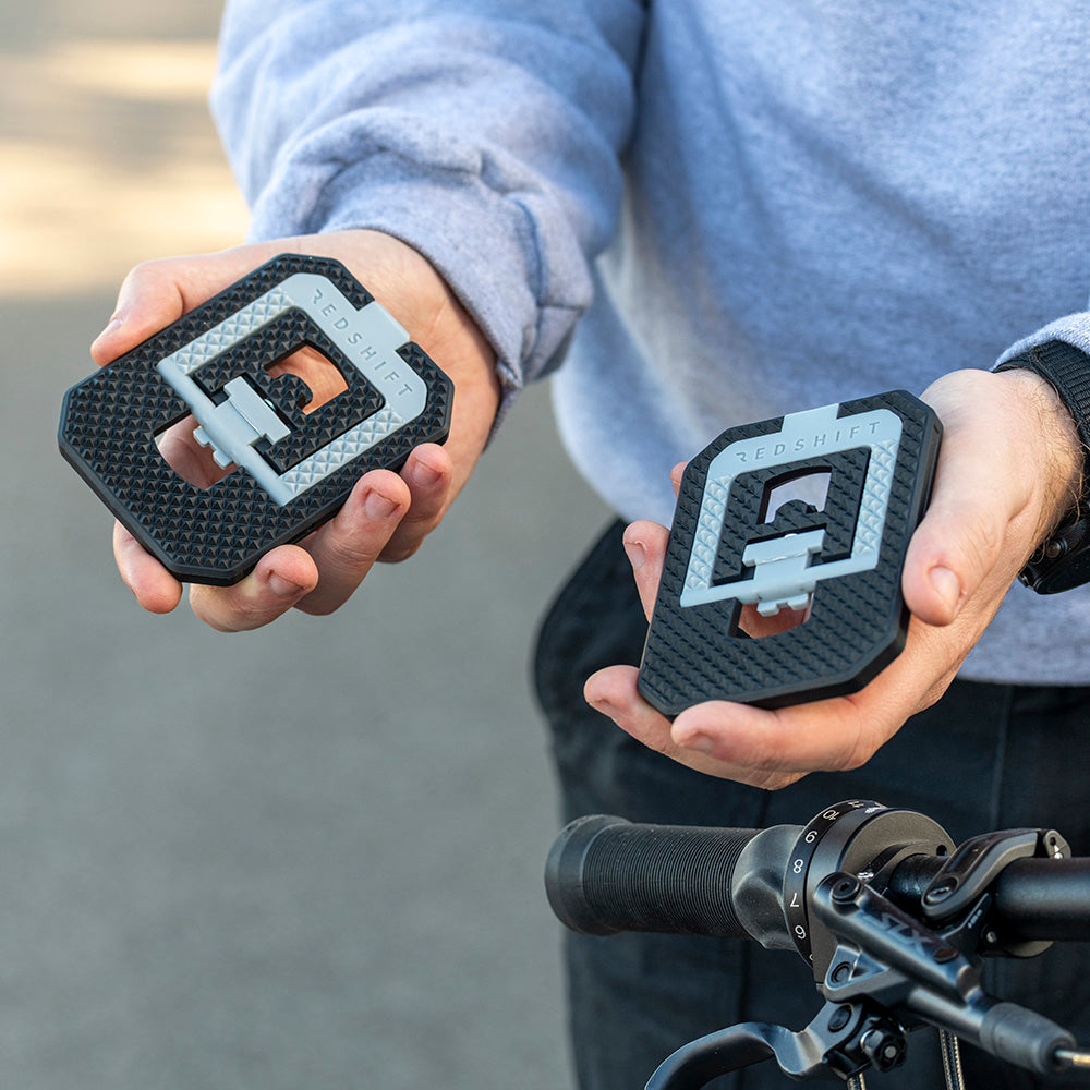 Redshift Sports Mousetrap Pedal Adaptors  Black/Grey