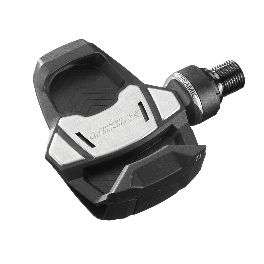 Look Keo Blade Carbon Ceramic Ti Road Pedals: Black
