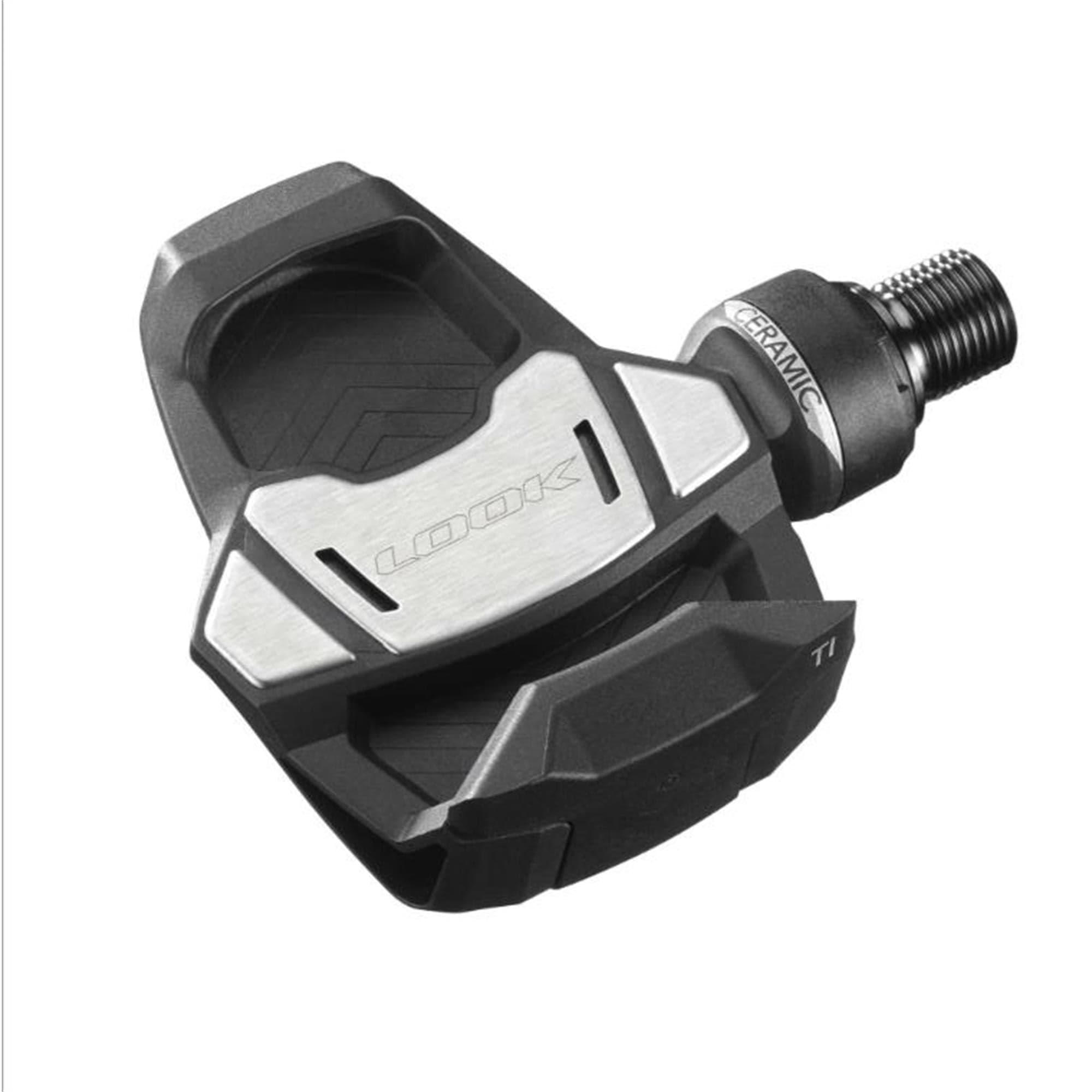 LOOK Keo Blade Carbon Ceramic Ti Road Pedals: BLACK 12NM/53MM