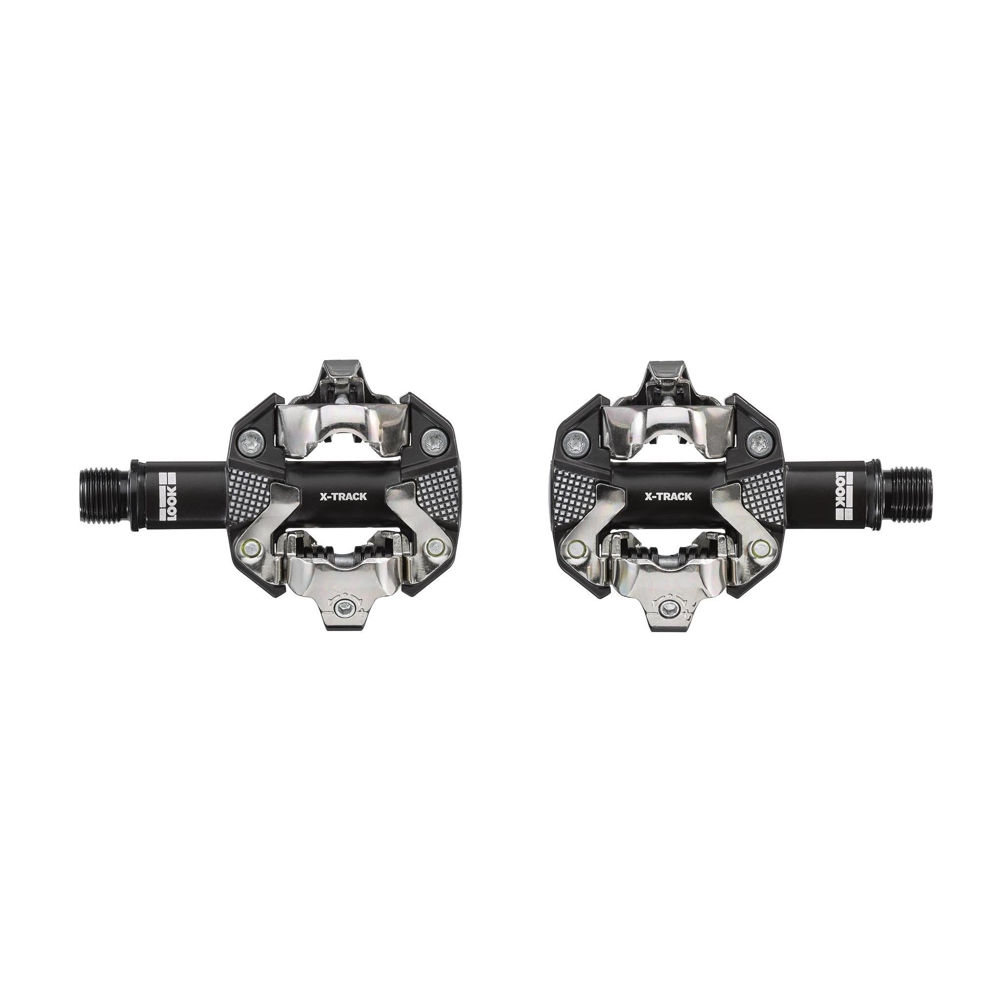 Look X-Track Race MTB Pedals: Black