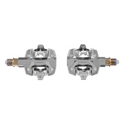 Look X-Track Power Dual Sided Powermeter Pedals: Silver