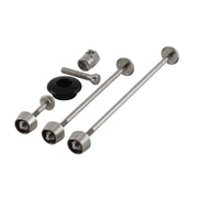 Pitlock Set 02 Front Wheel, Rear Wheel, Seat Post & Ahead Headset System: Black
