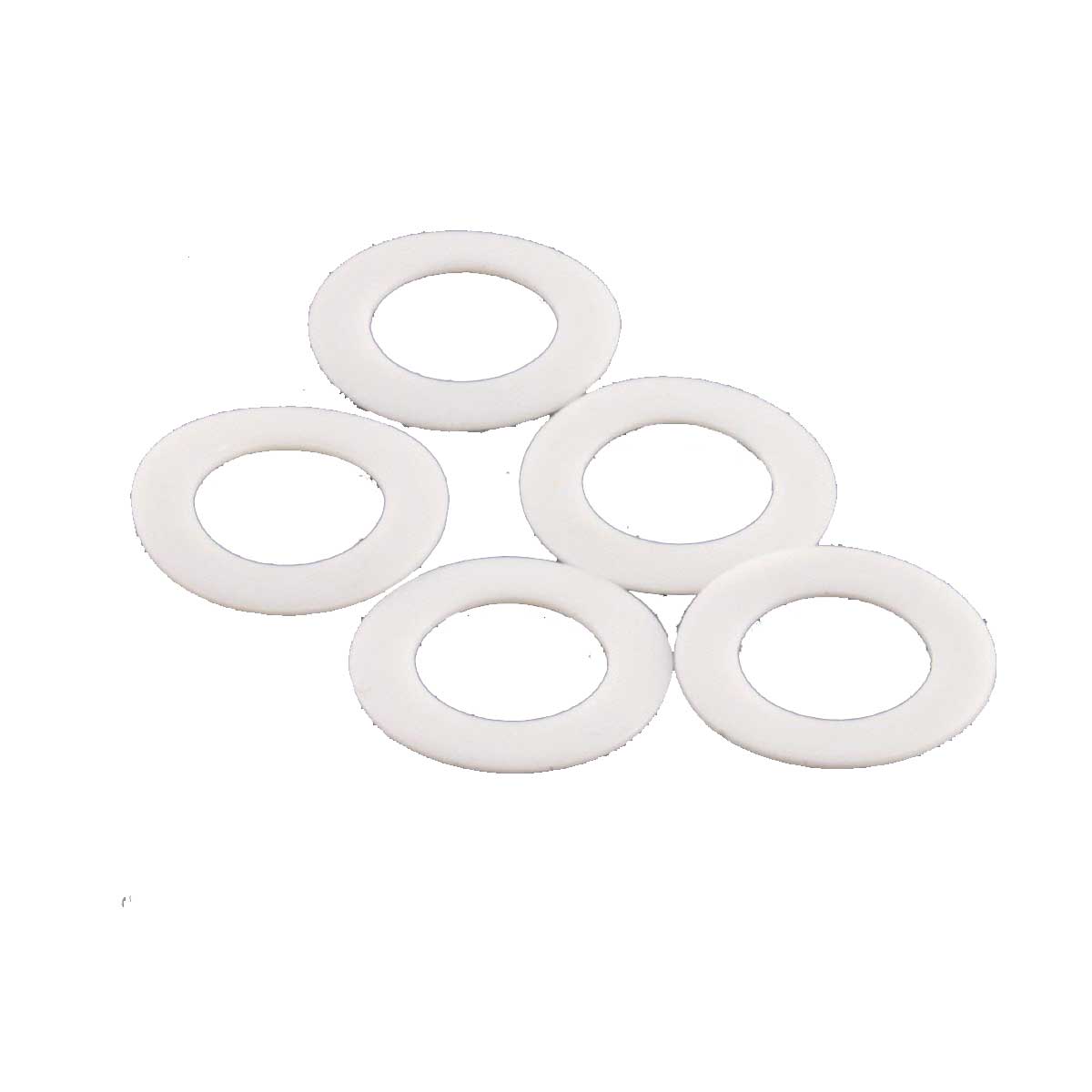 Pitlock Teflon Ring Consumable Part M5/M6 Systems (5 Pcs.): Silver