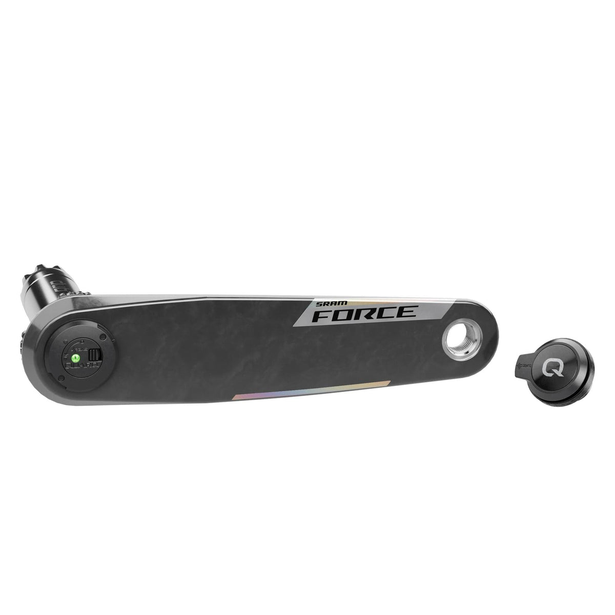 SRAM Left Arm and Power Meter Spindle FORCE E1 DUB (Right Arm/BB/Spider/Chainrings Not included): BLACK 170MM