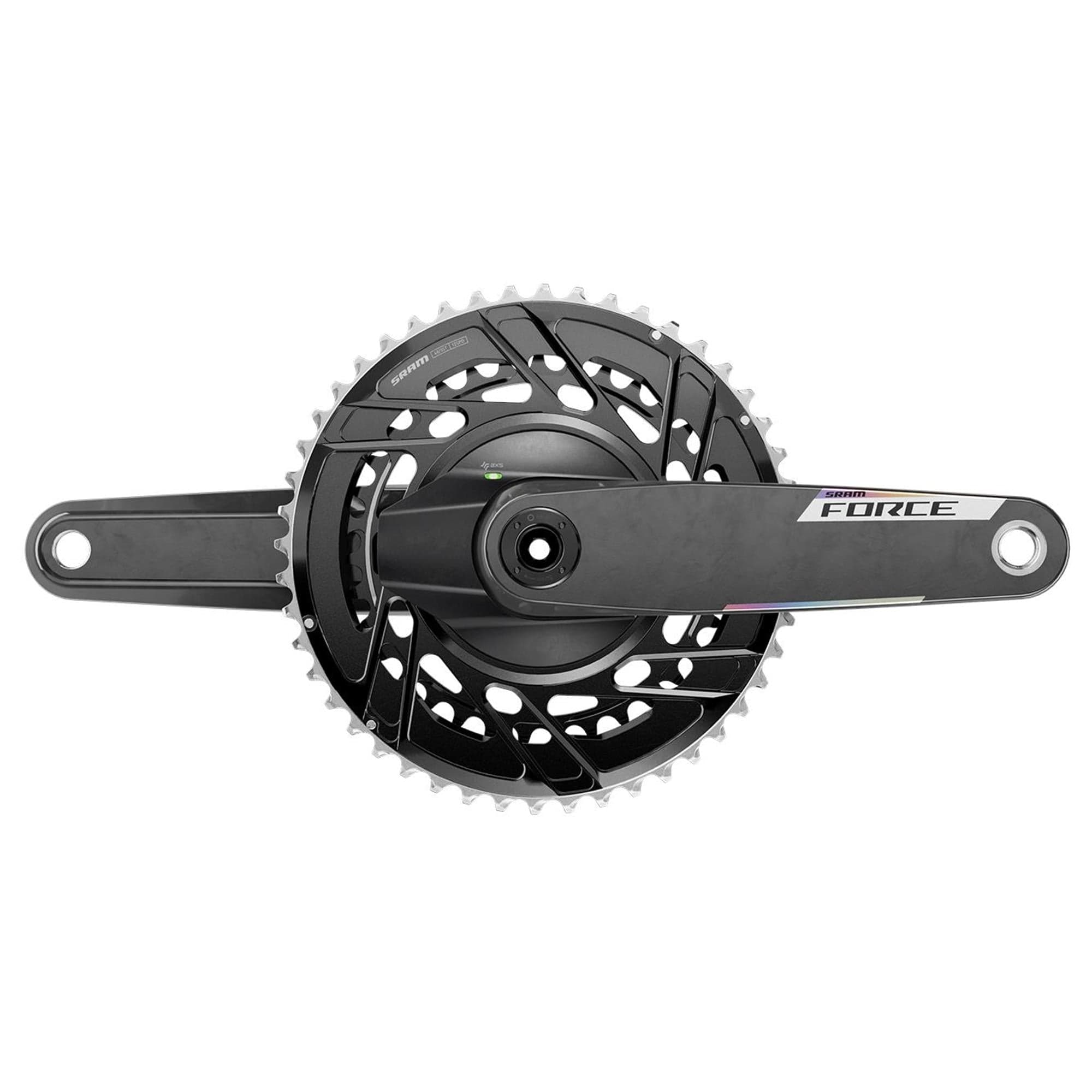 SRAM Crankset w/Power meter spider FORCE AXS E1 DUB - Thread Mount (BB not included): 48-35T 160MM