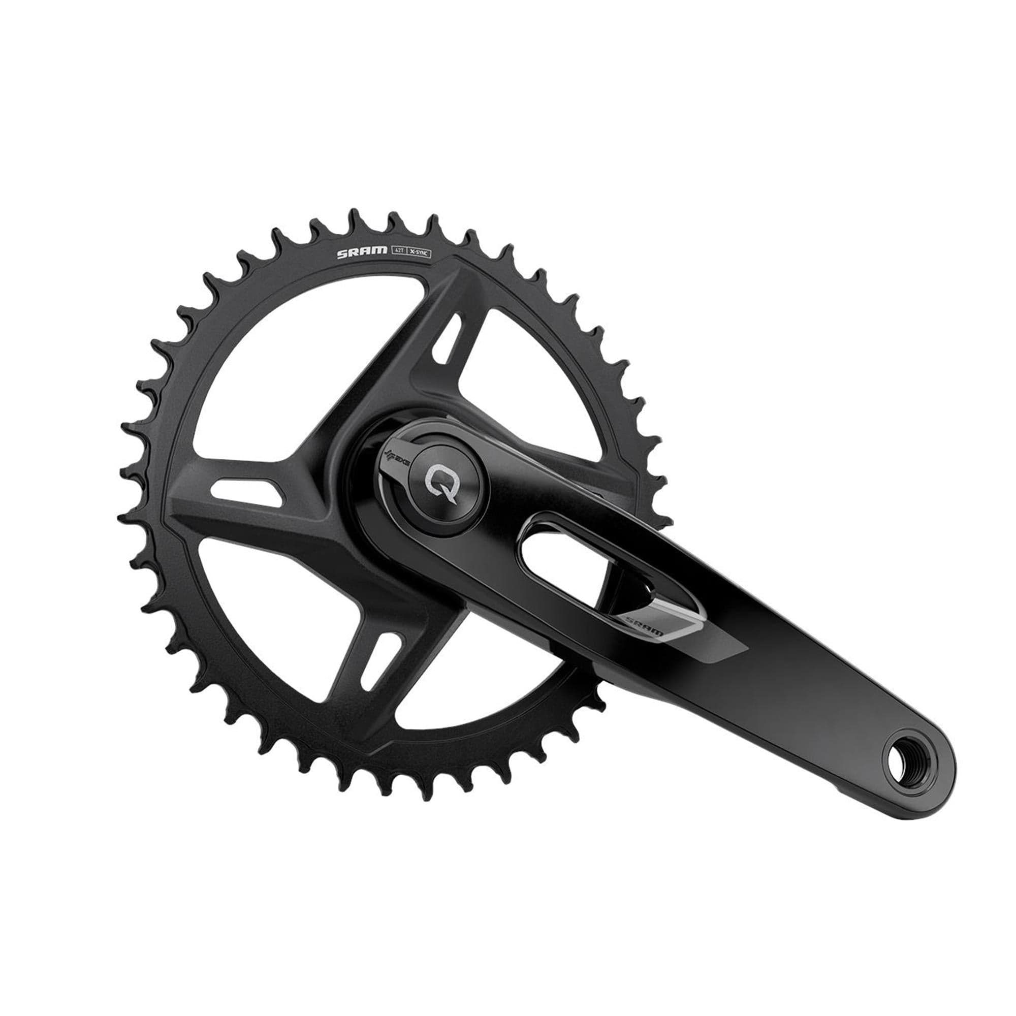 SRAM Crankset w/Power meter spindle RIVAL AXS 1x XPLR DUB WIDE E1 - Direct Mount 42T (BB not included):  175MM