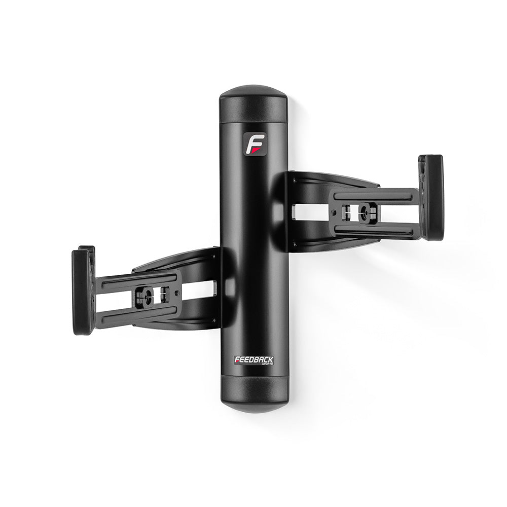 Feedback Sports 2D Wall Rack 22Kg Max Black