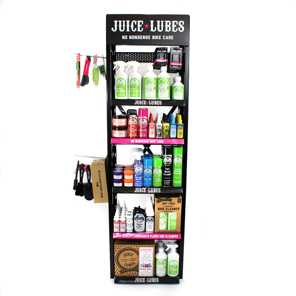 Juice Lubes Floor Standing POS Unit Large