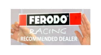 Ferodo Ferodo Window Sticker Clear/White 35 x 15 cm