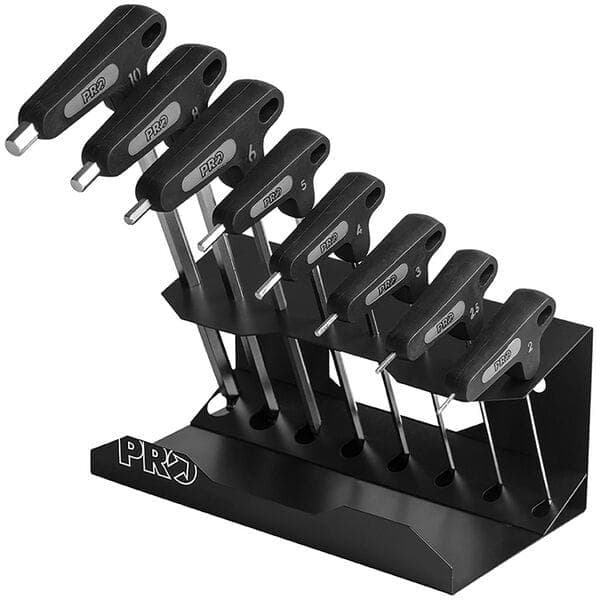 PRO T-Handle Allen Key Set; 2/2.5/3/4/5/6/8/10 mm