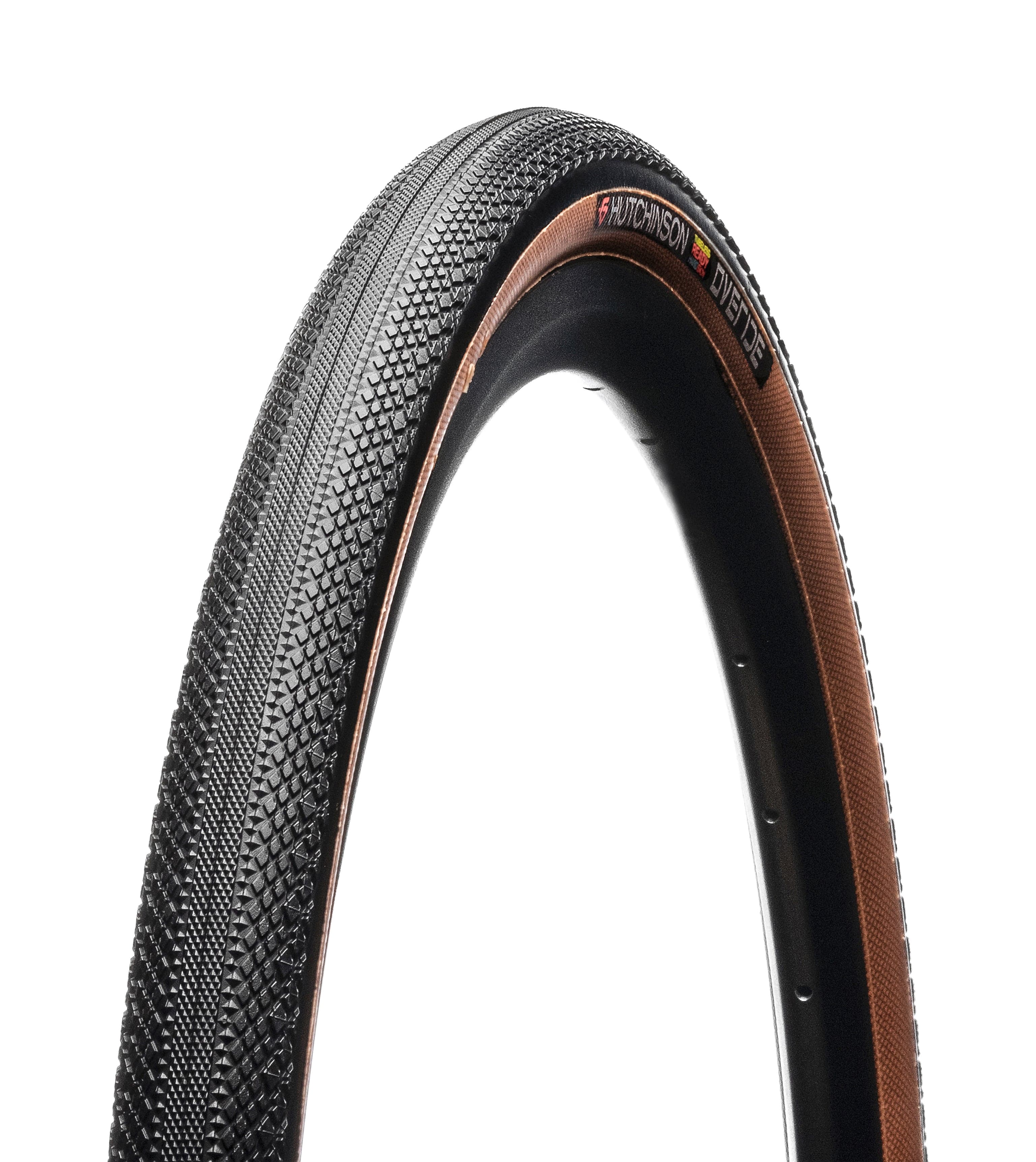 Hutchinson Overide Gravel Tyre (Tan Wall, 700 x 45, TR, FB, HS)