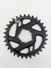 Sram Chain Ring X-Sync 2 Direct Mount 3Mm Offset Boost Cold Forged Aluminum: Black 32T