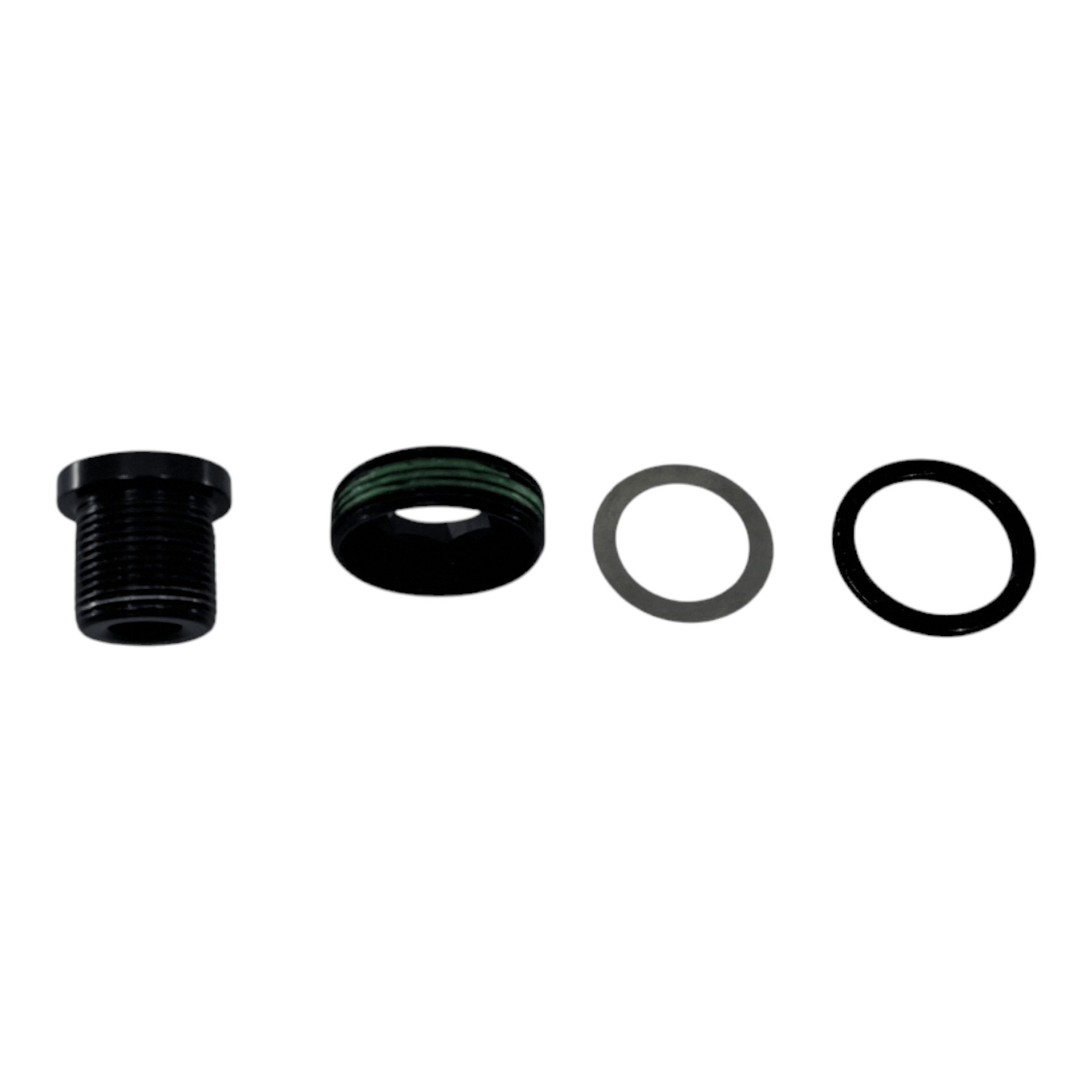 Sram Spare - Crank Arm Bolt Kit Self Extracting M15/M22 Gxp Black: Black