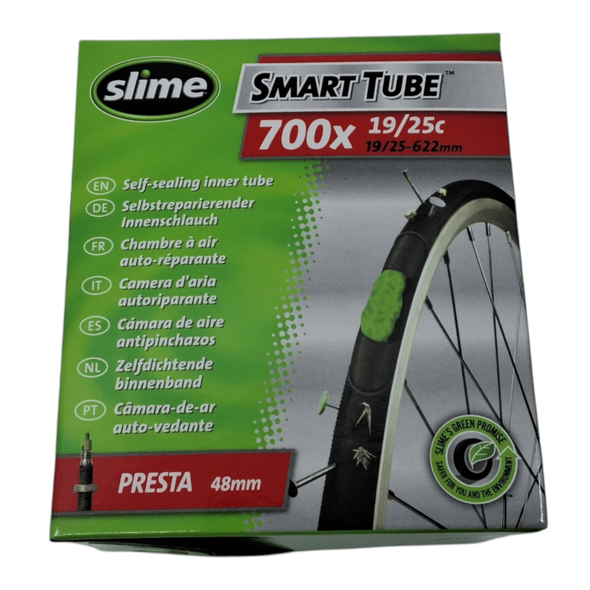 Slime Smart 700c x 19/25c Presta Valve Road Inner Tube