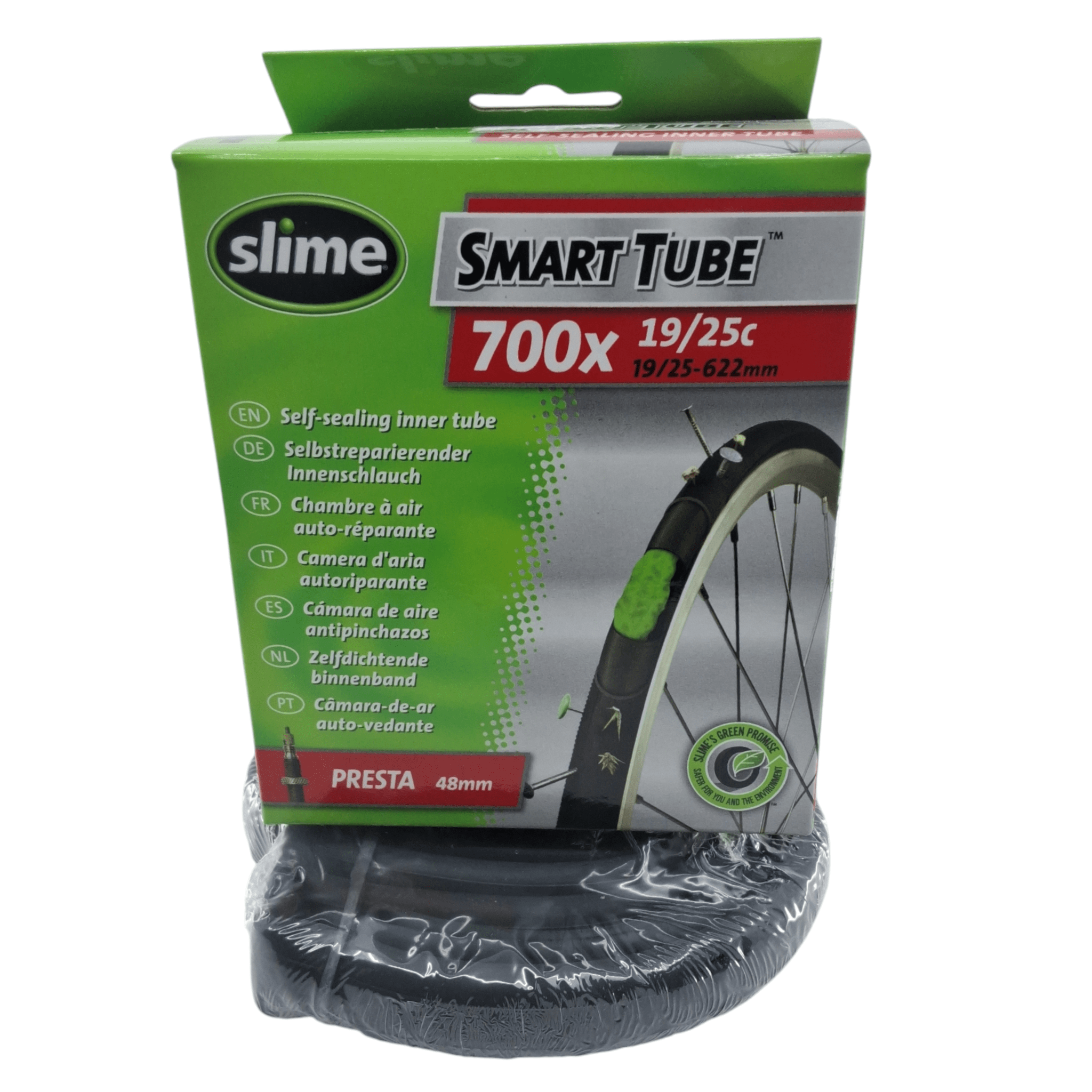 Slime Smart 700c x 19/25c Presta Valve Road Inner Tube