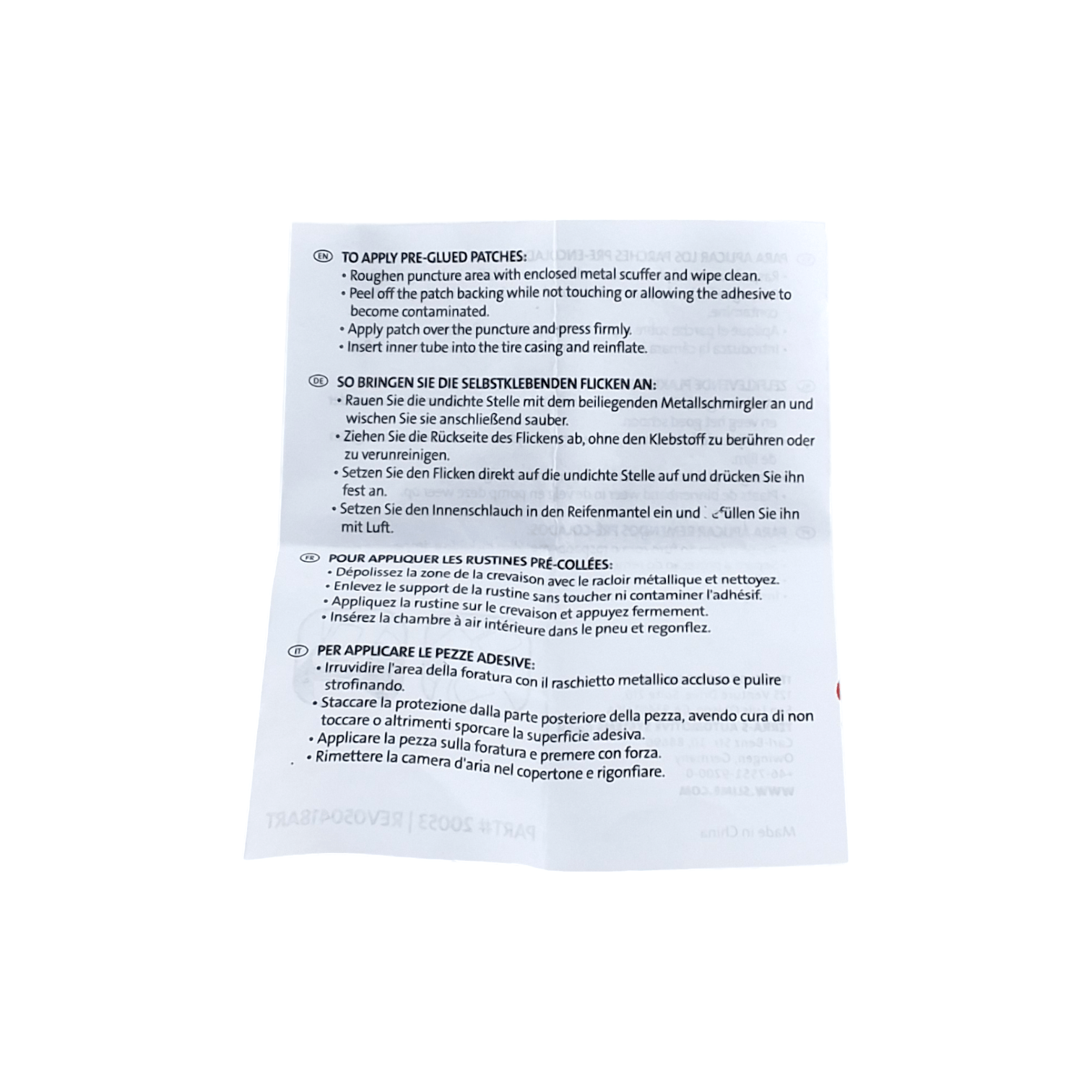 Slime Skabs - Pre-glued patches