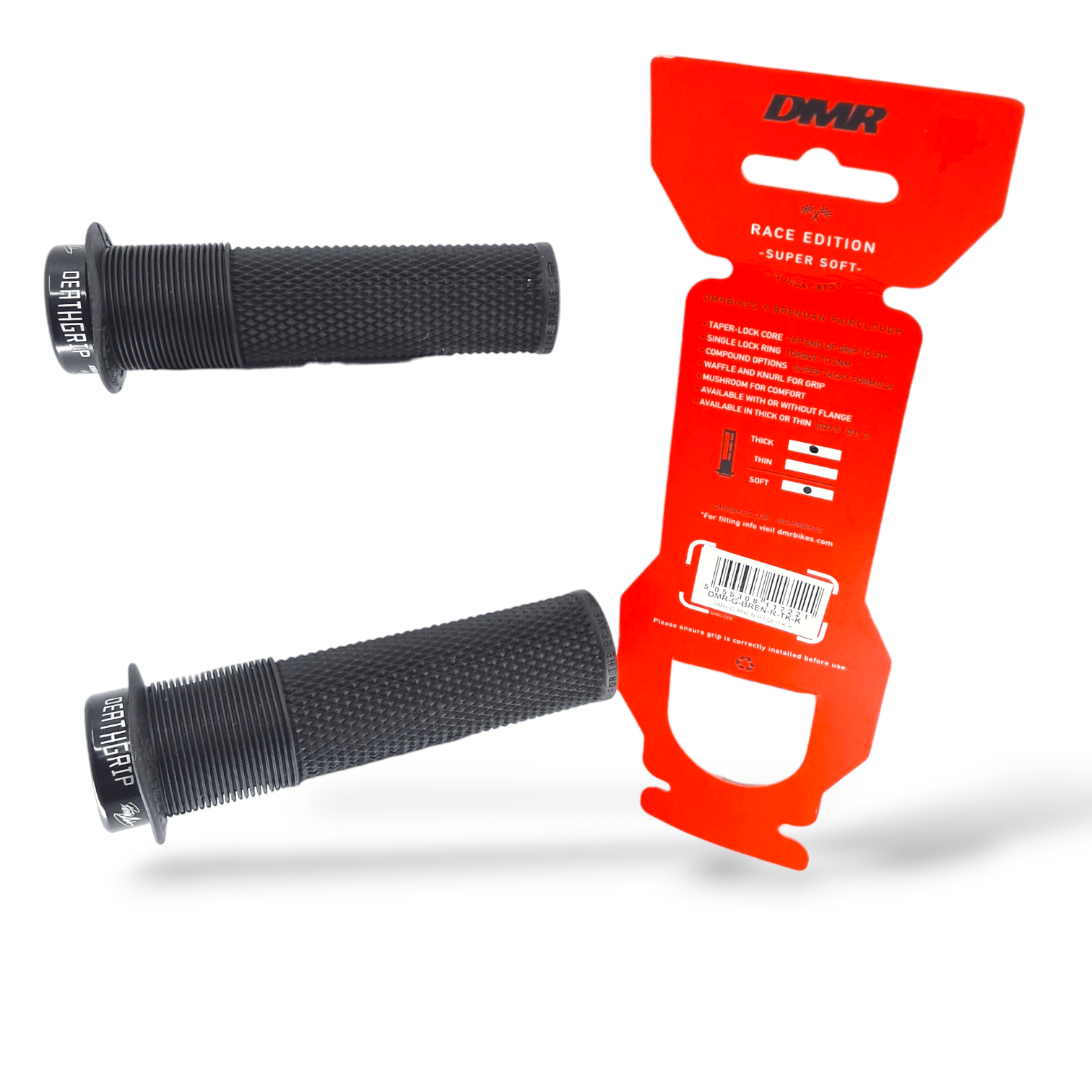 DMR BRENDOG DeathGrip Flange  RACE  Thick  Black