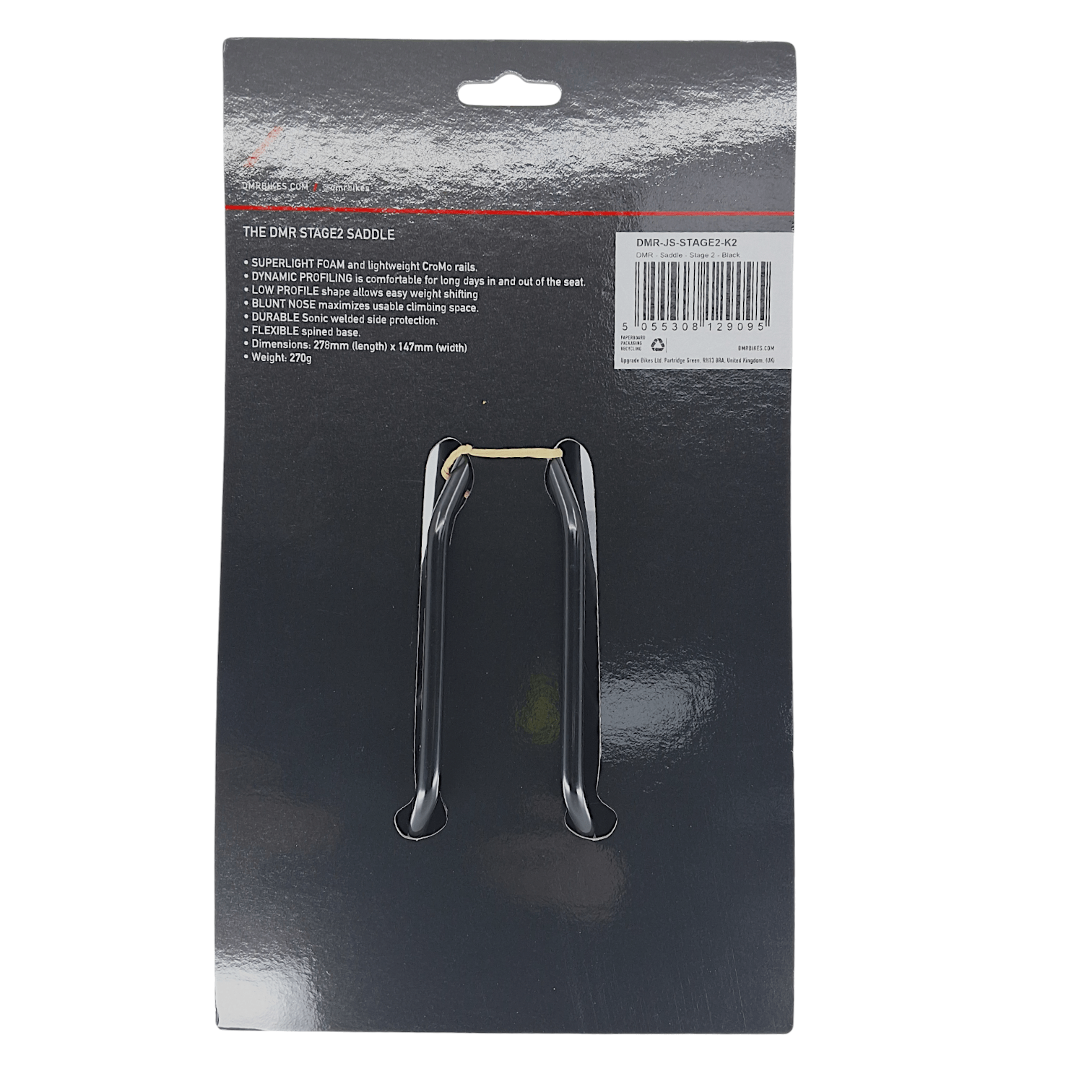 DMR Saddle  Stage 2  Black