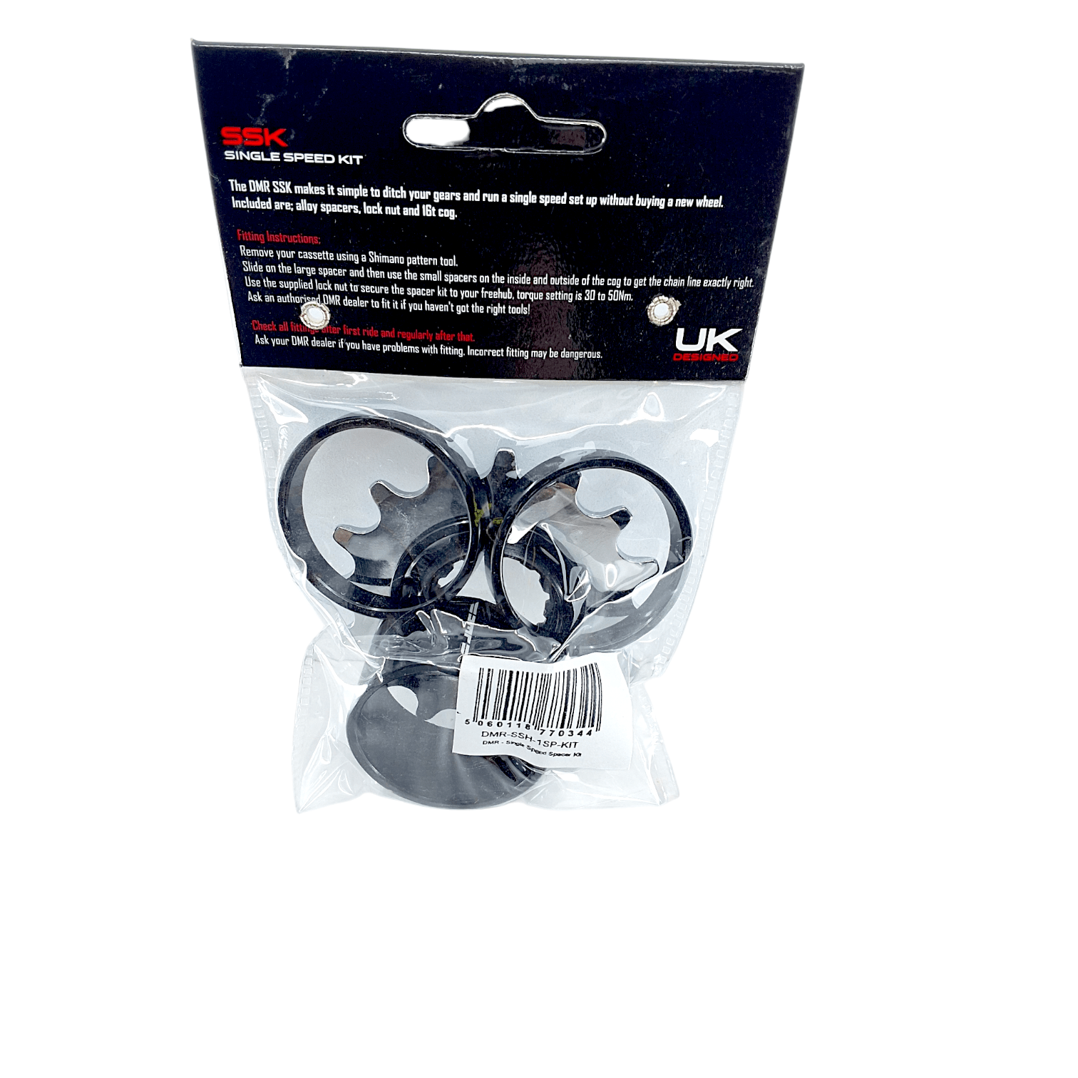 DMR Single Speed Spacer Kit