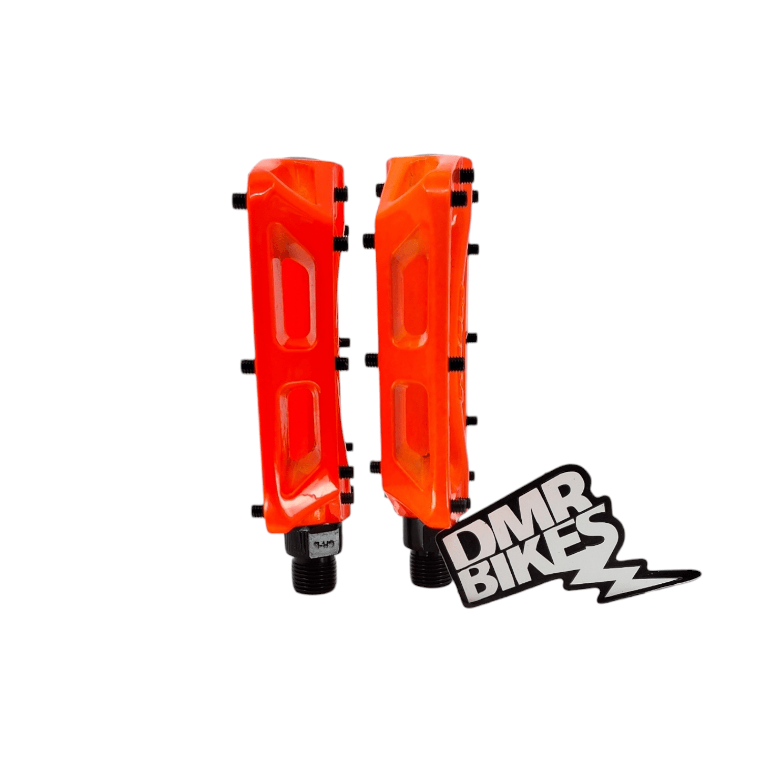 DMR V8 Mountain Biking 9/16" Platform Pedal - Highlighter Orange