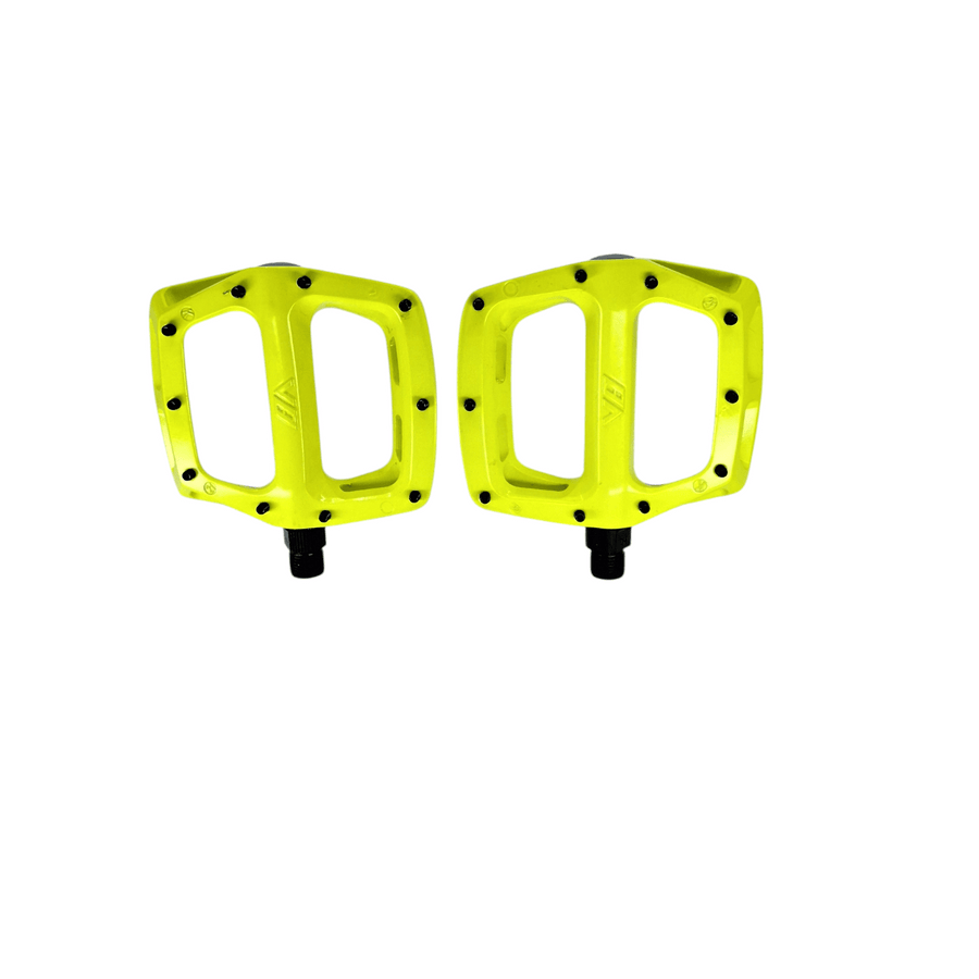 DMR V8 Mountain Biking 9/16" Platform Pedal - Lemon lime