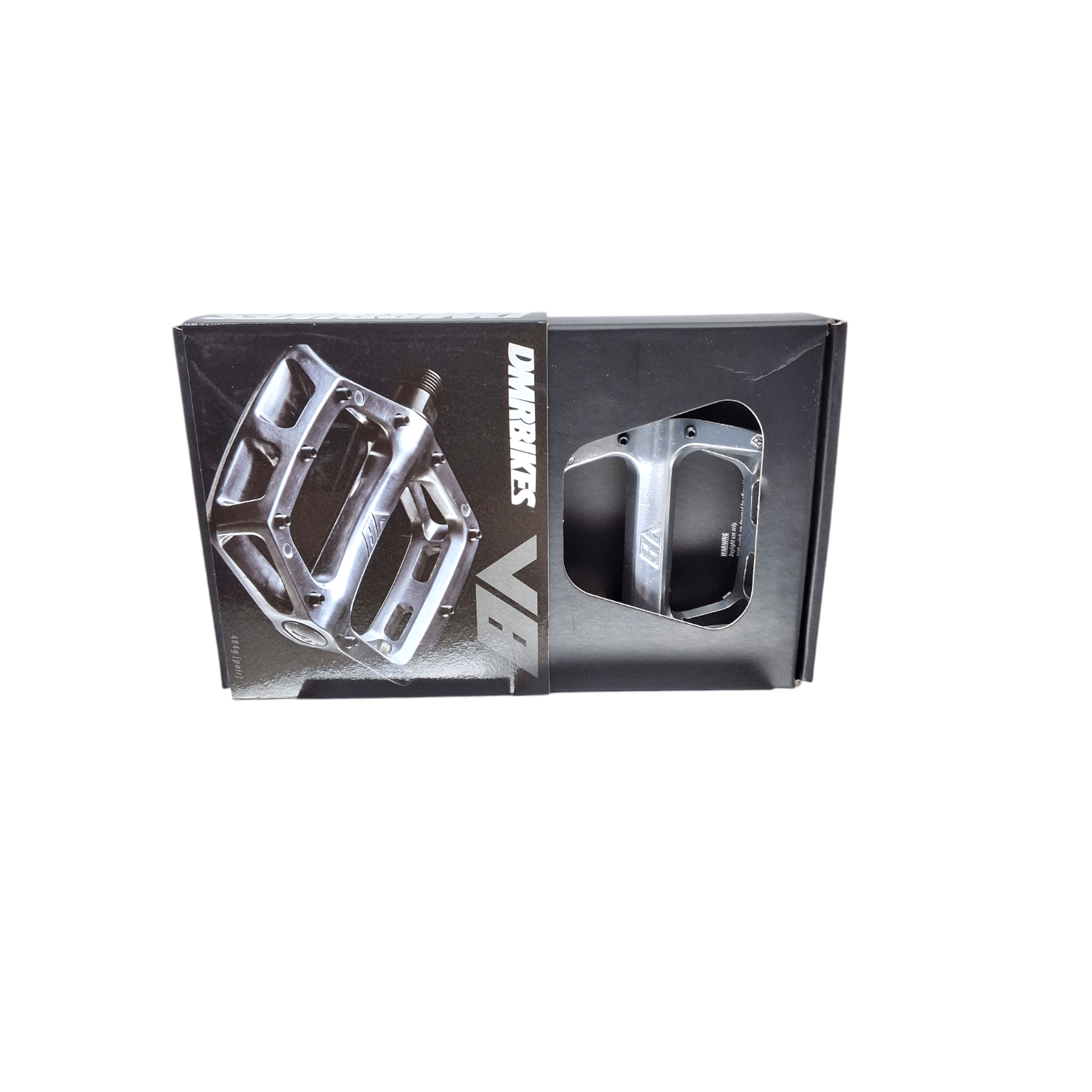 DMR V8 Mountain Biking 9/16" Platform Pedal - Polished Silver