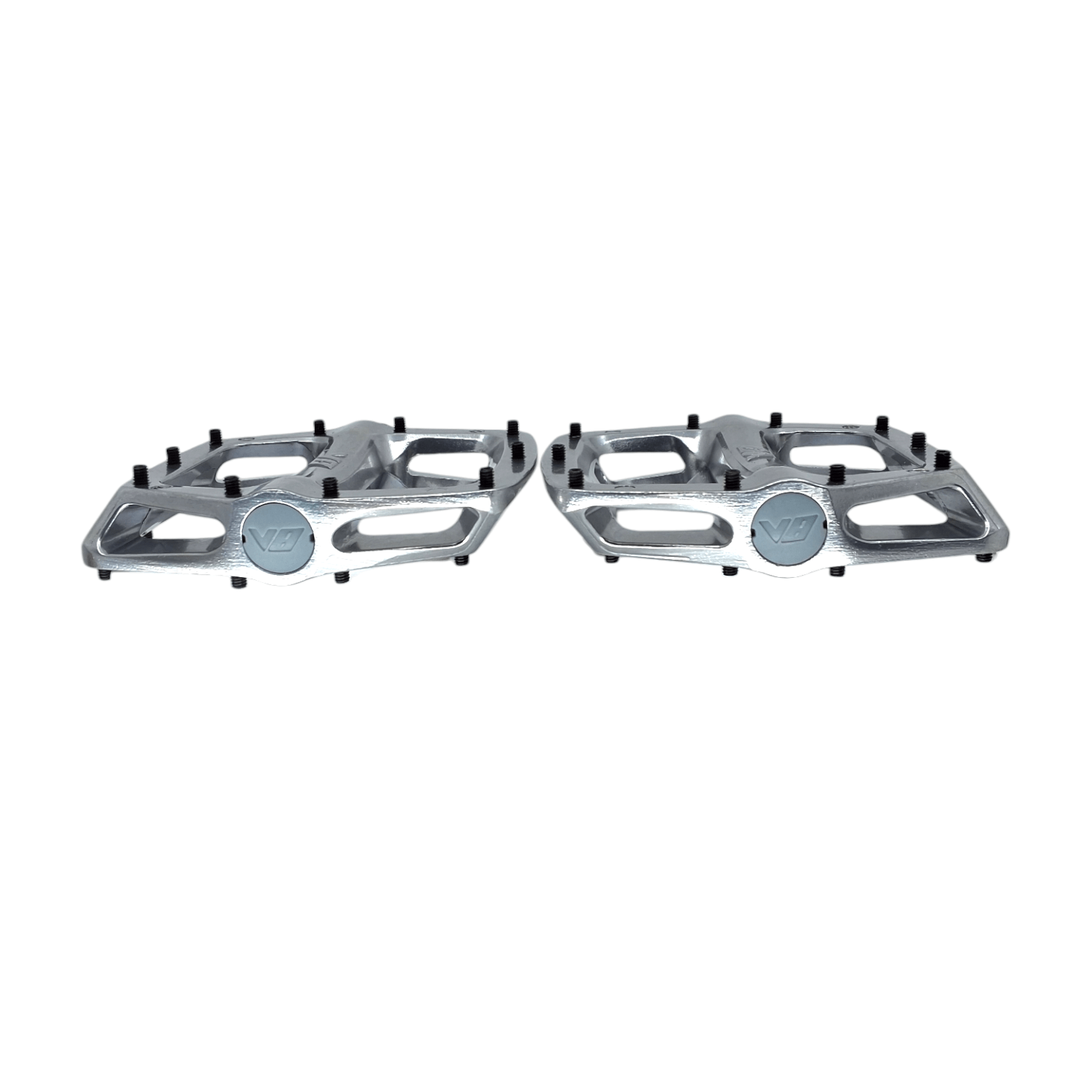 DMR V8 Mountain Biking 9/16" Platform Pedal - Polished Silver