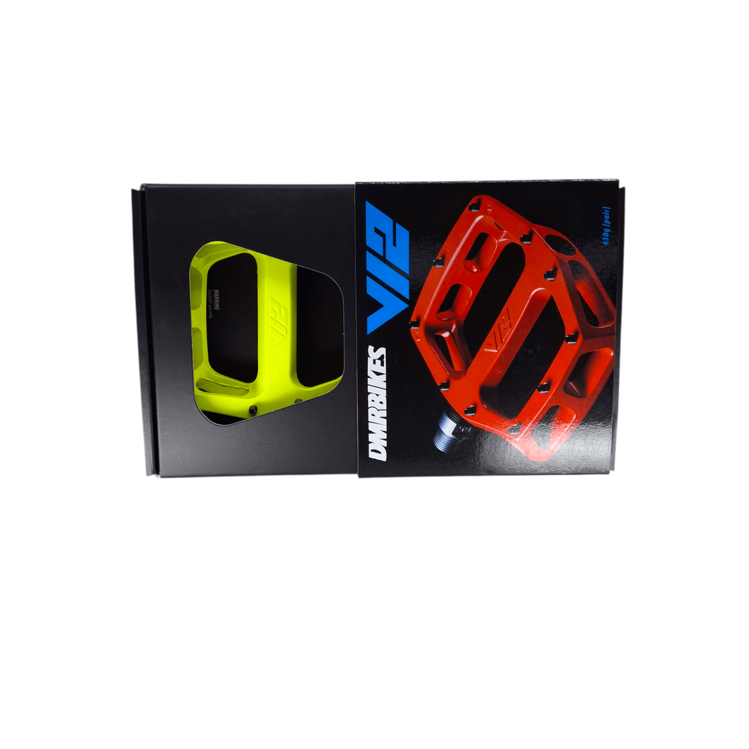 DMR V12 Mountain Bike Platform Pedal - 9/16" - Lemon Lime