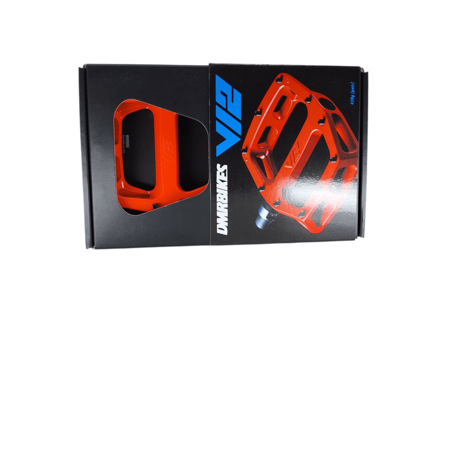 DMR V12 Mountain Bike Platform Pedal - 9/16" - Tango Orange