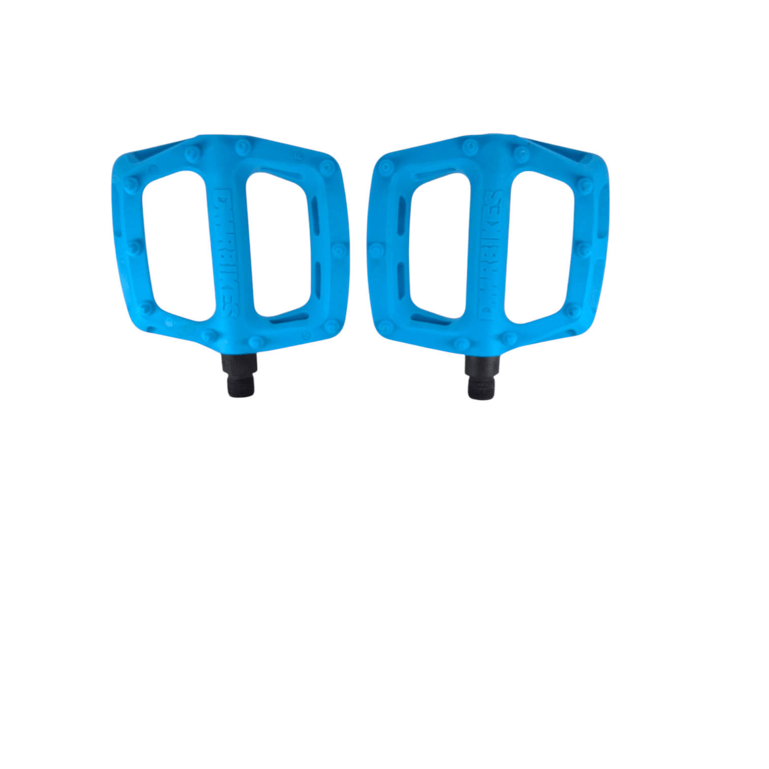 DMR V6 Nylon Mountain Biking Pedal - Cro-Mo Axle - Blue